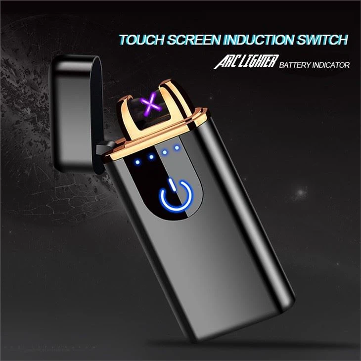 Electronic Arc Lighter Of Battery Indicator